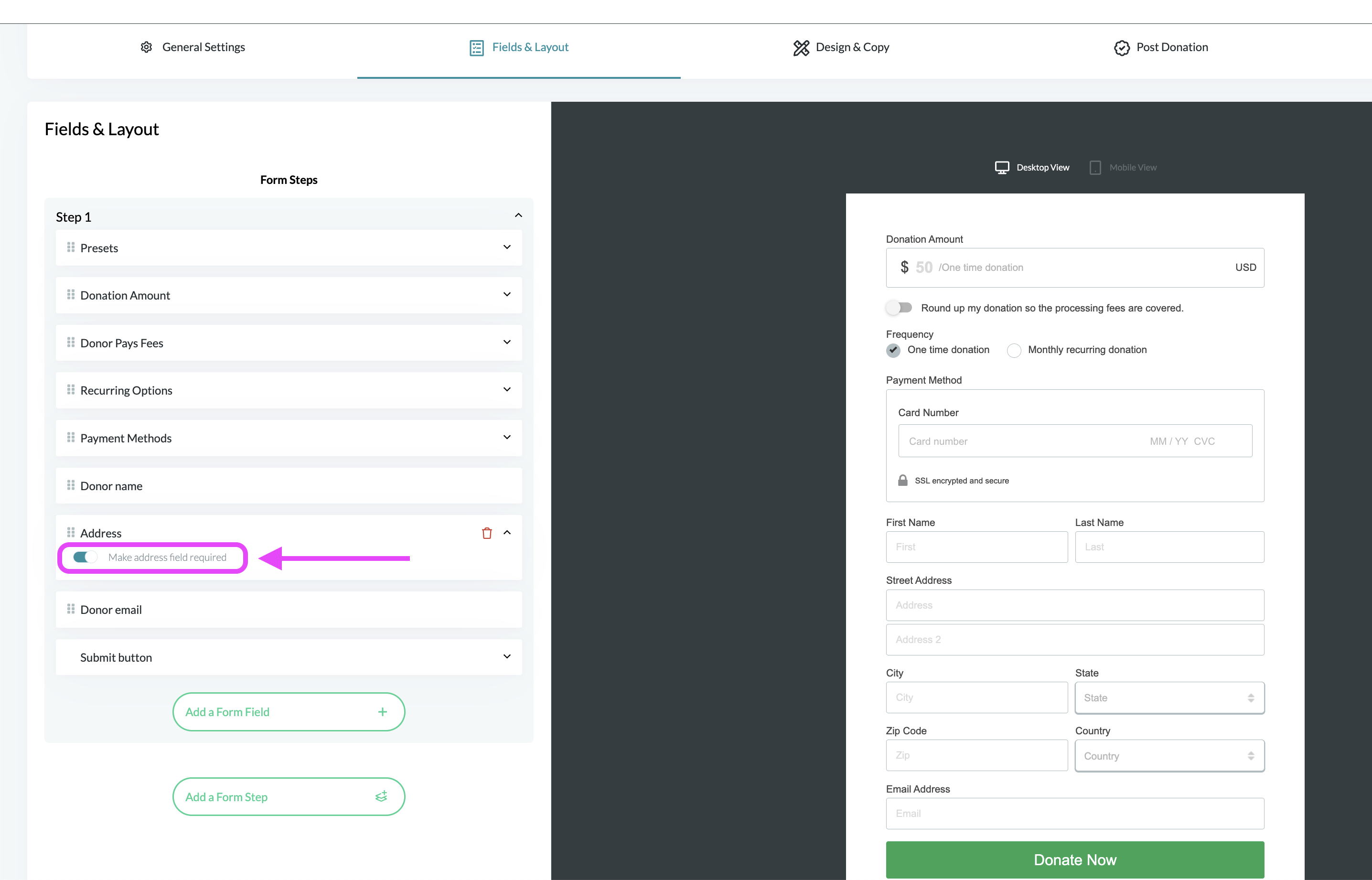 Understanding What is "Required" and "Nonrequired" in the Form Builder
